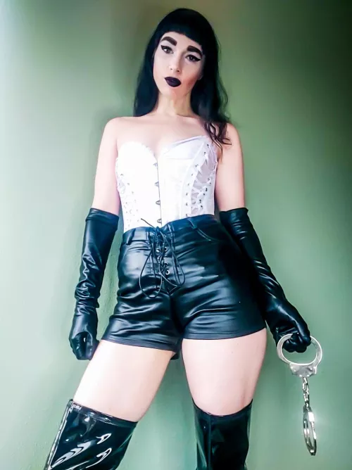 [Domme] I will lock you up and throw away the key.