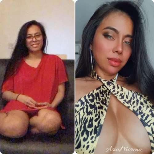 Getting all dolled up before being picked up never fails to make me feel all tingly! It’s so exciting to look hotter and better! 🫦