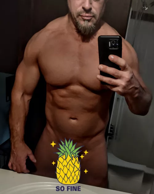 got in a good chest work out! Any ladies into older guys? 53[M]