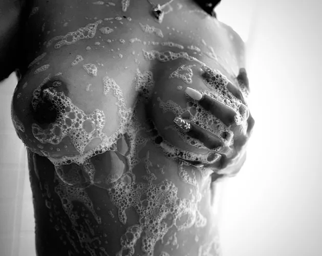 I’m all soapy and ready to be played with