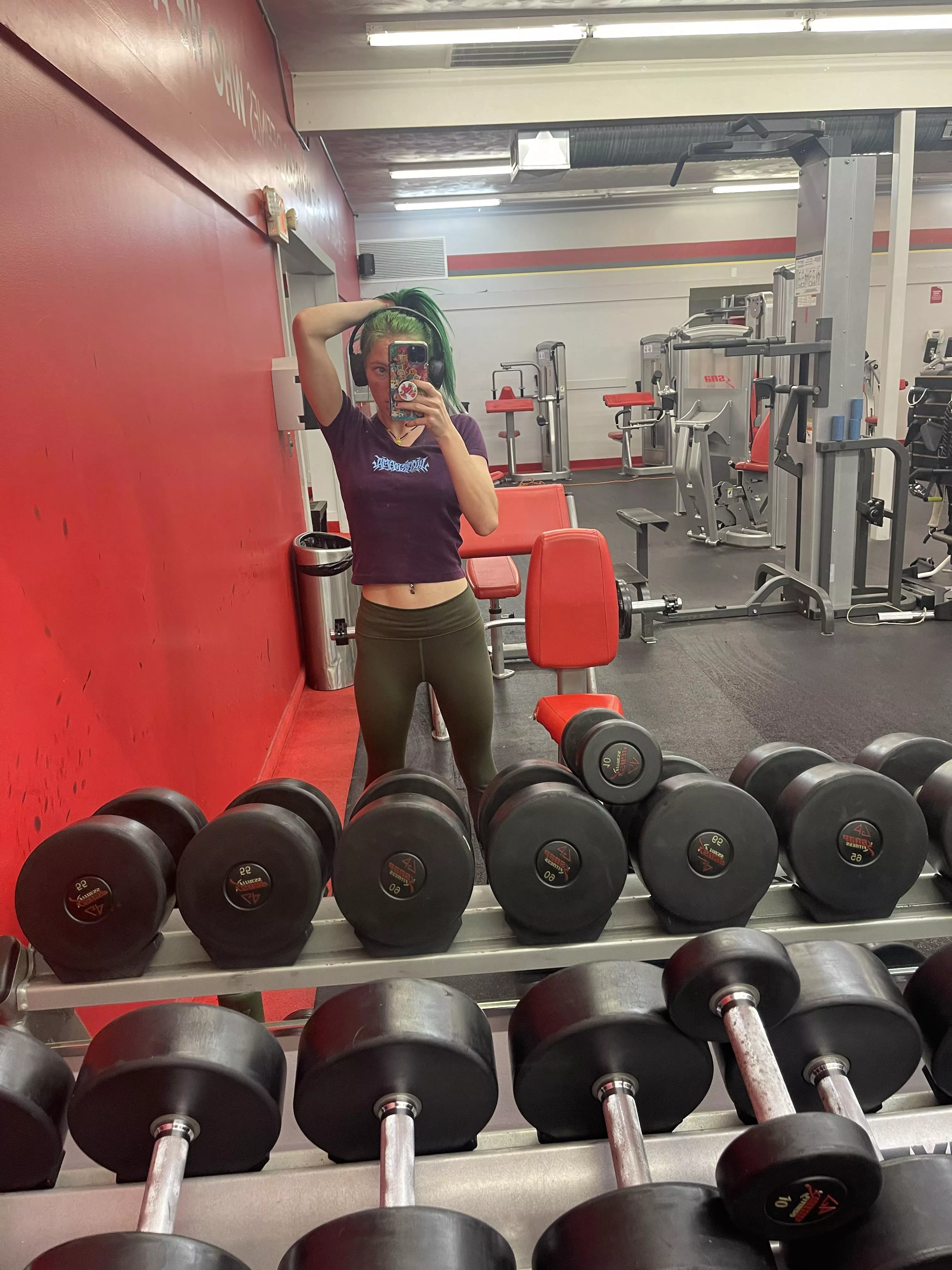 late gym today ❣️ baby gains