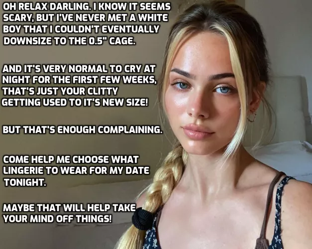 Let her help take your mind off things.