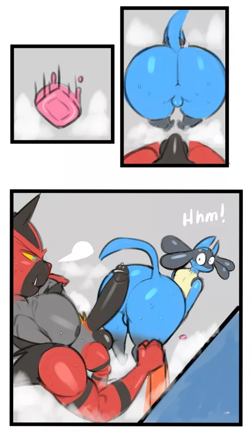 Lucario drops the soap (Janslobonejo)