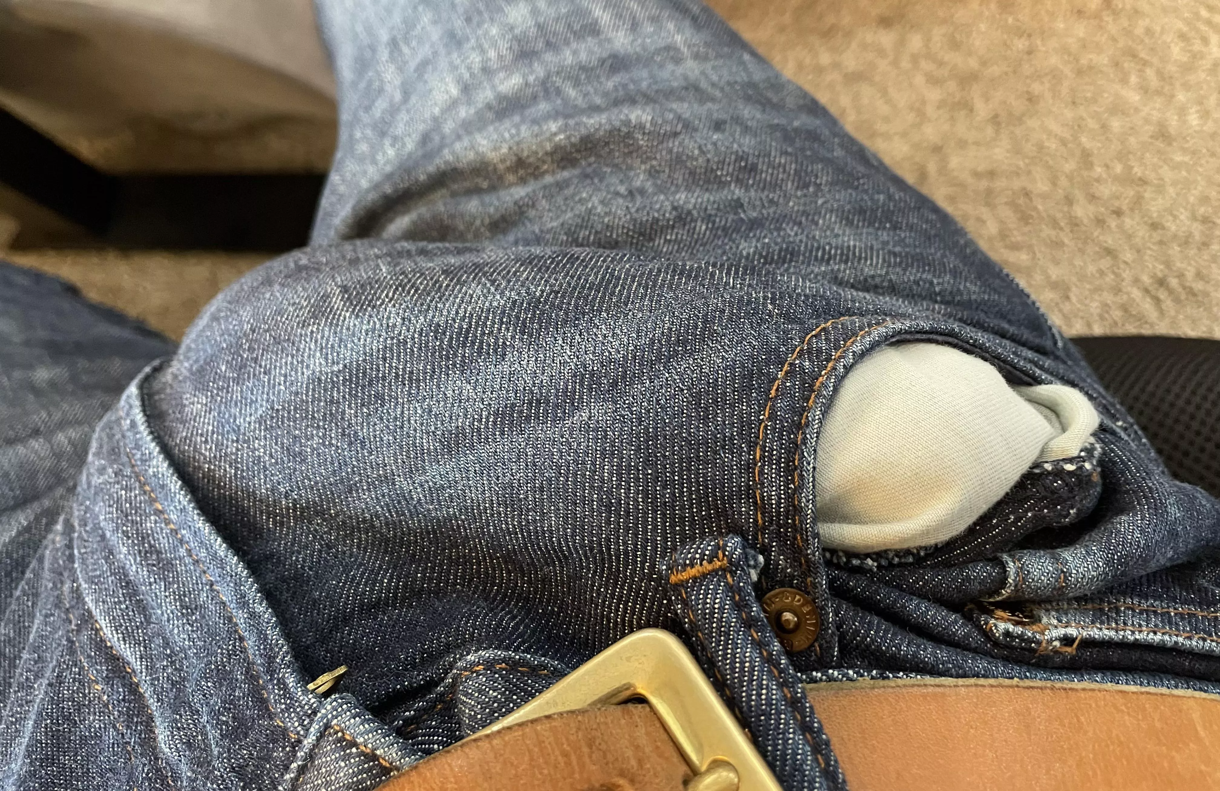 Poking through the pocket