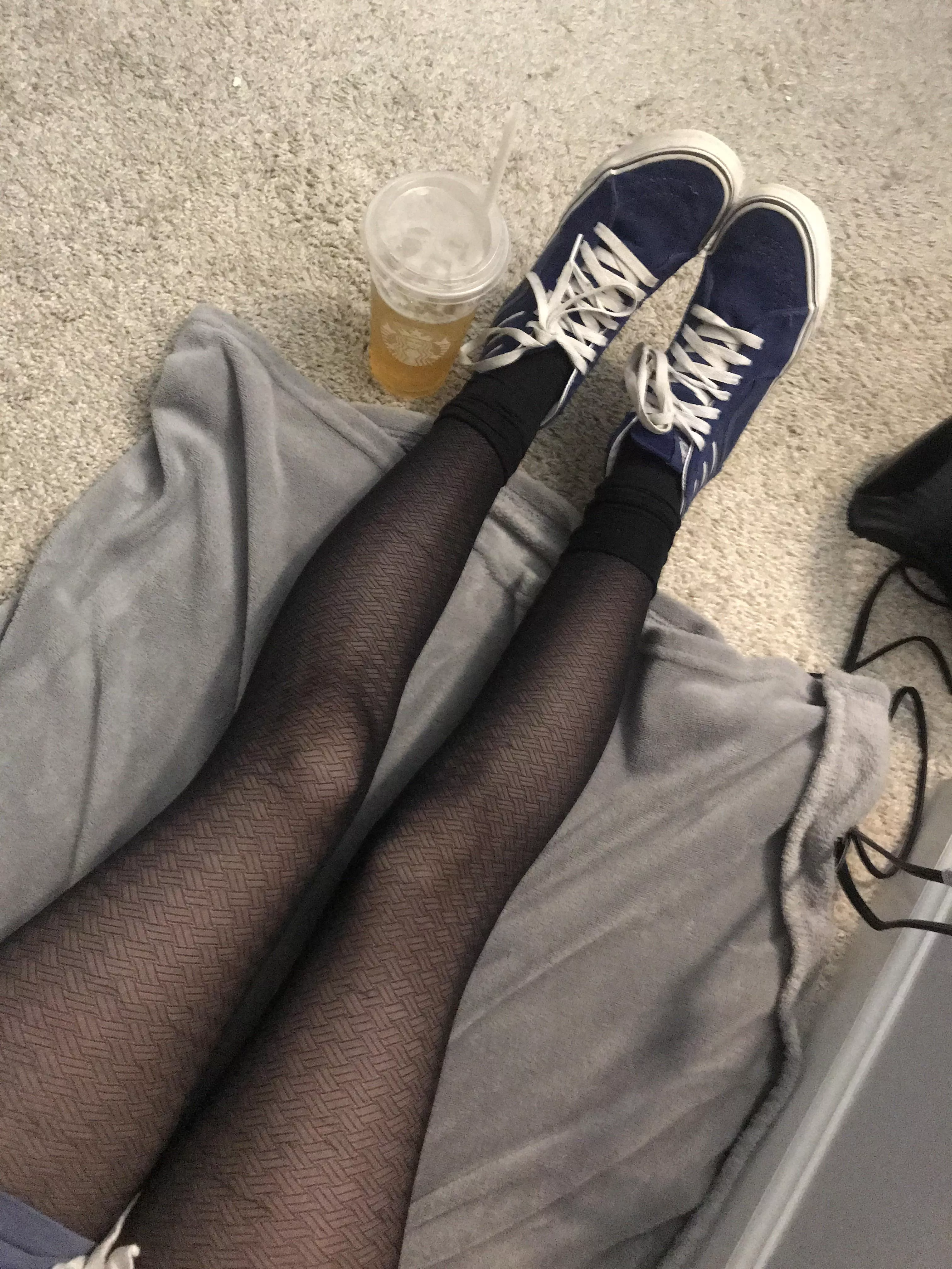 Safe for work legs with green tea