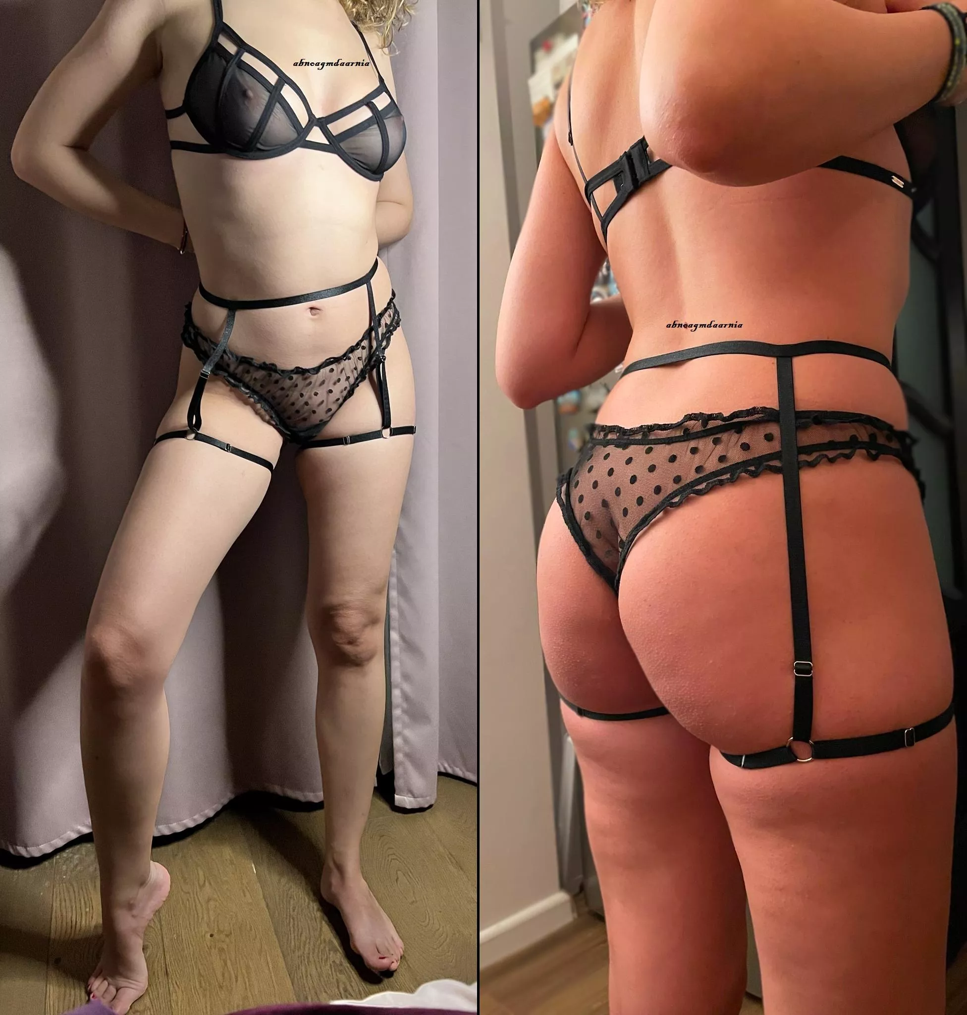 This is how I'll be waiting for you to come home. It may not be 100% perfect, but this body is mine ;)