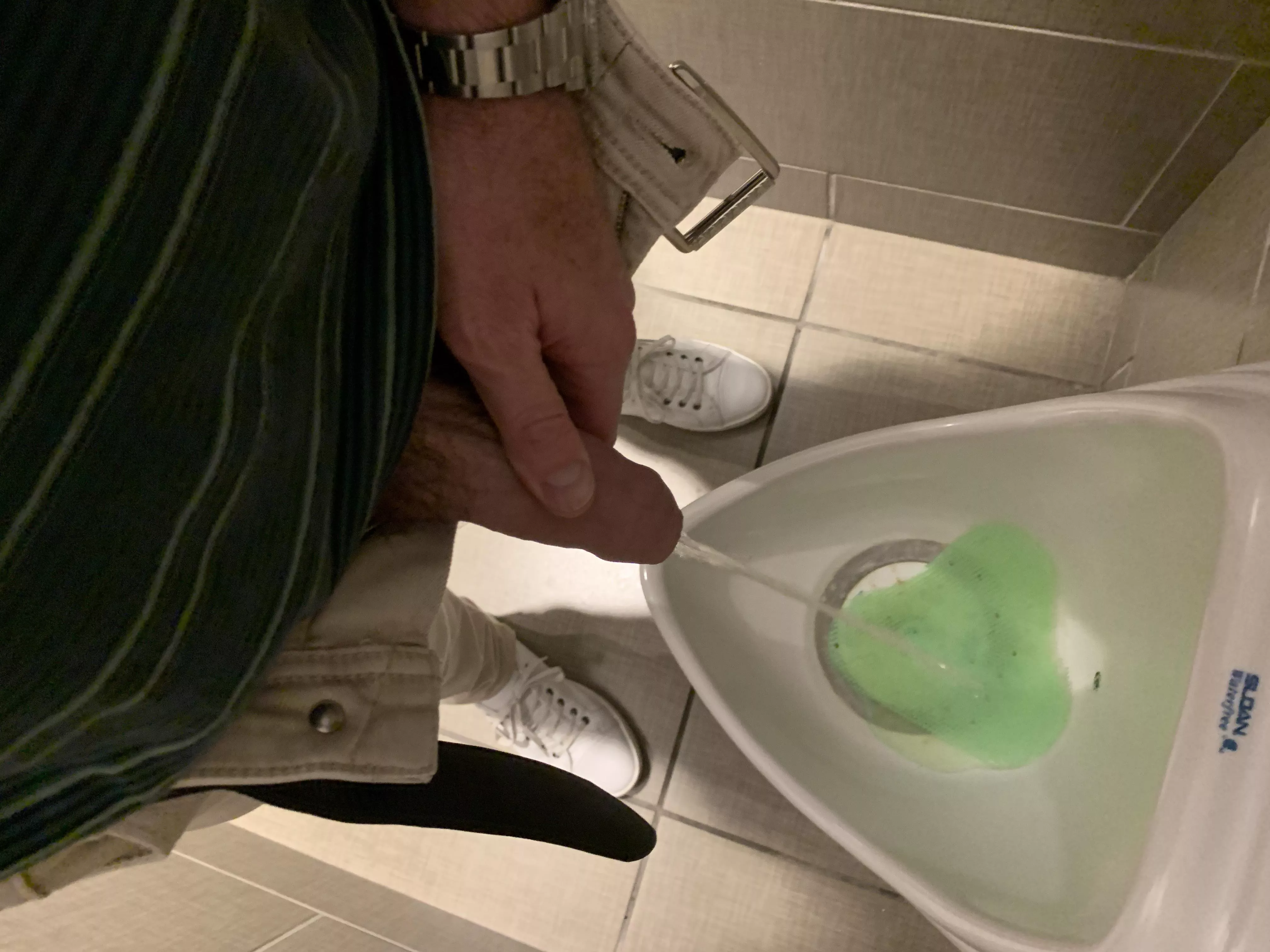 Wasted recycled beer at the bar