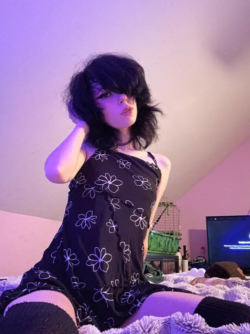 When the hottest goth girl in town is a guy 🫣💀