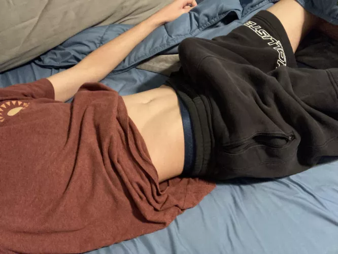 Would you pull my shorts down?