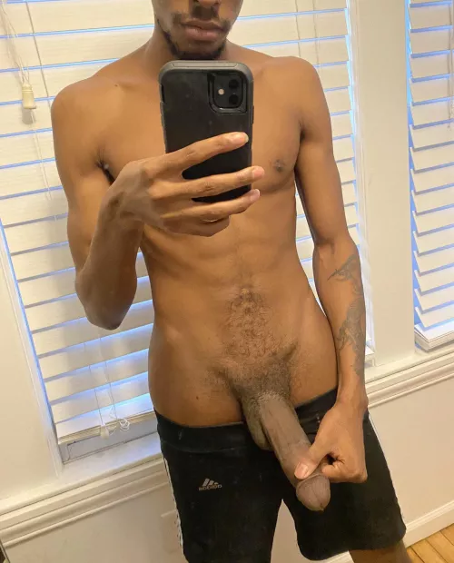 Your hot black friend who sends you nudes like this