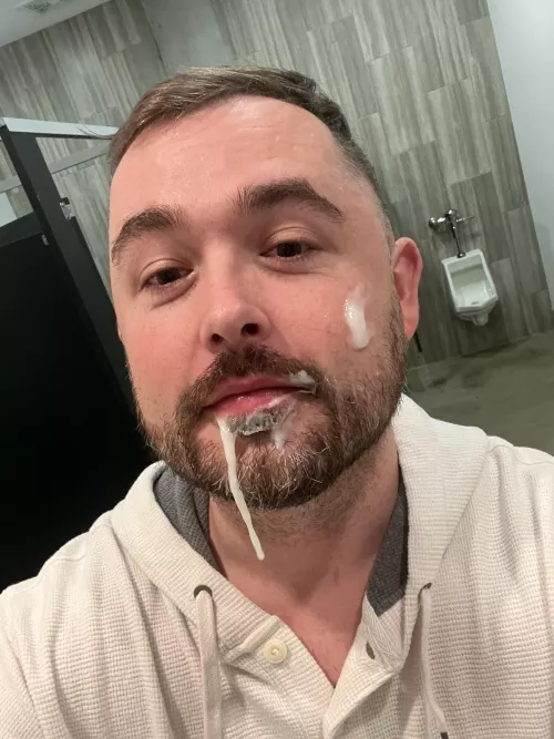 33, Oops he made a mess. It was Tasty