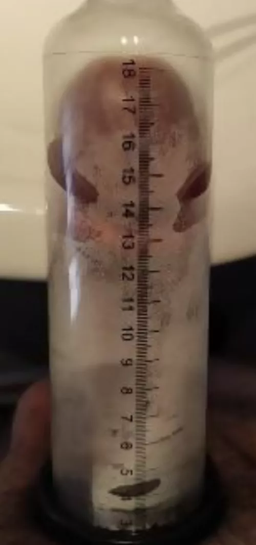 7 inches cut with a big mushroom head