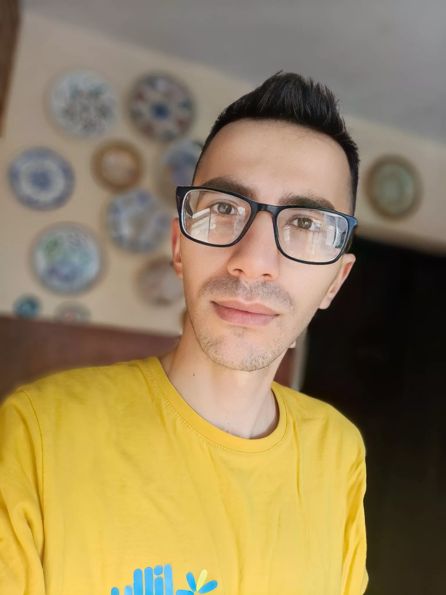 A selfie after work. What's better lol How's everyone?