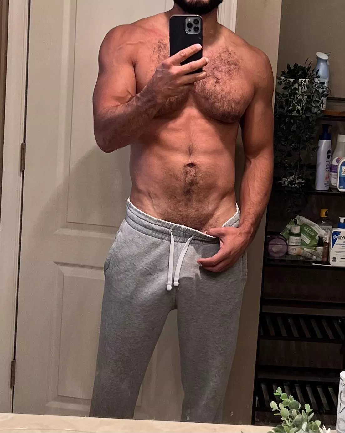 All eyes on me when I wear the sweats out