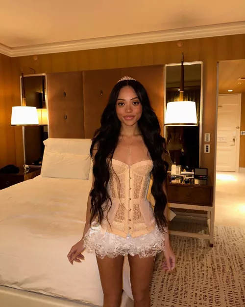 Birthday girl and she is also the present