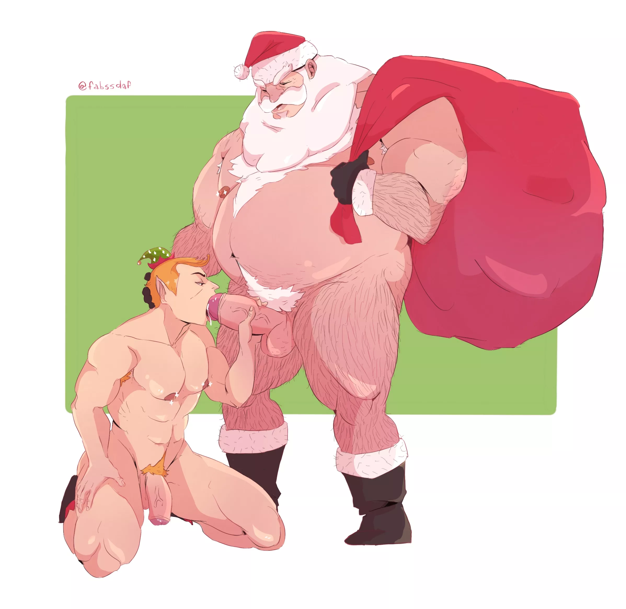 Christmaxxx snack (Twitter and Patreon: fabssdaf)