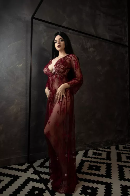 Cosplay Morticia from Addams Family by MimaCosplay