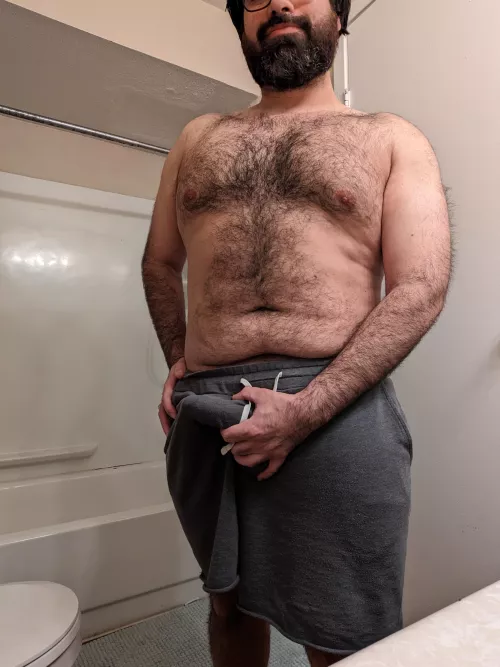 dad has morning wood for you to take care of