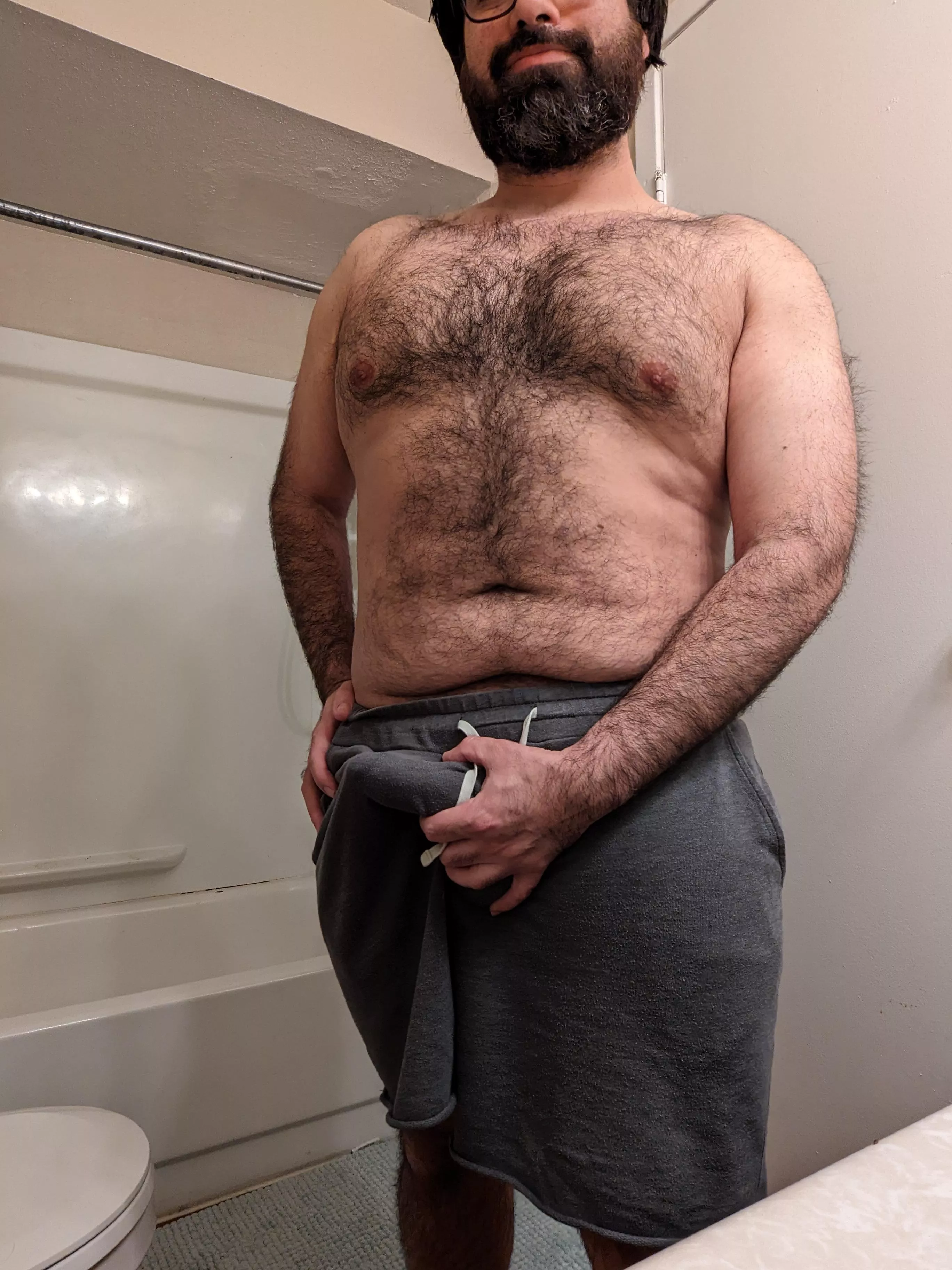 dad has morning wood for you to take care of