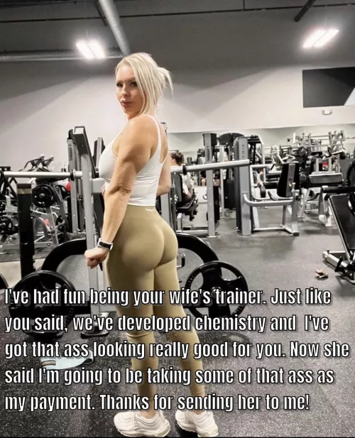 Everybody benefits when a hotwife gets a personal trainer