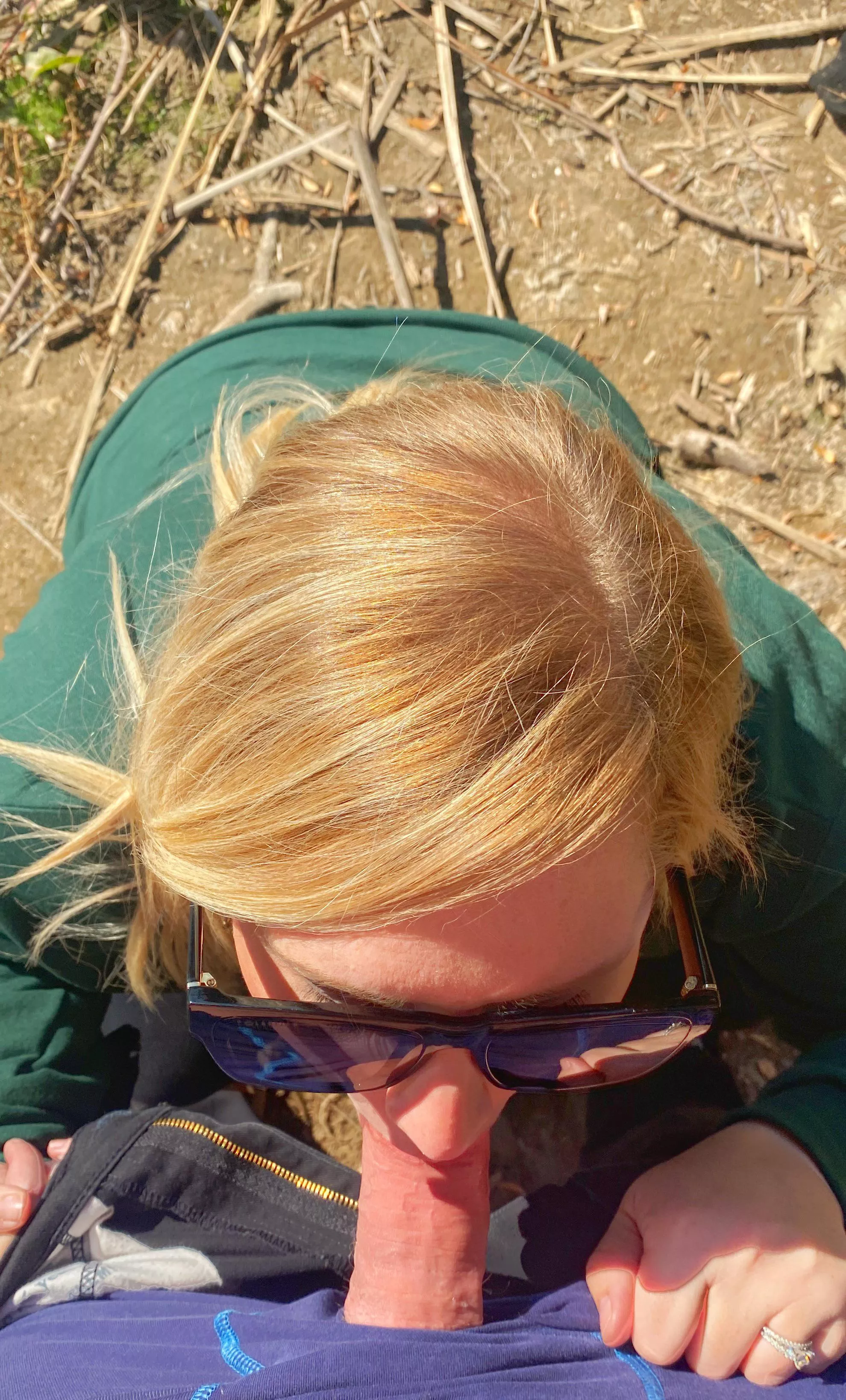 [F] My Wife Sucking My Dick During Our Hike (OC)