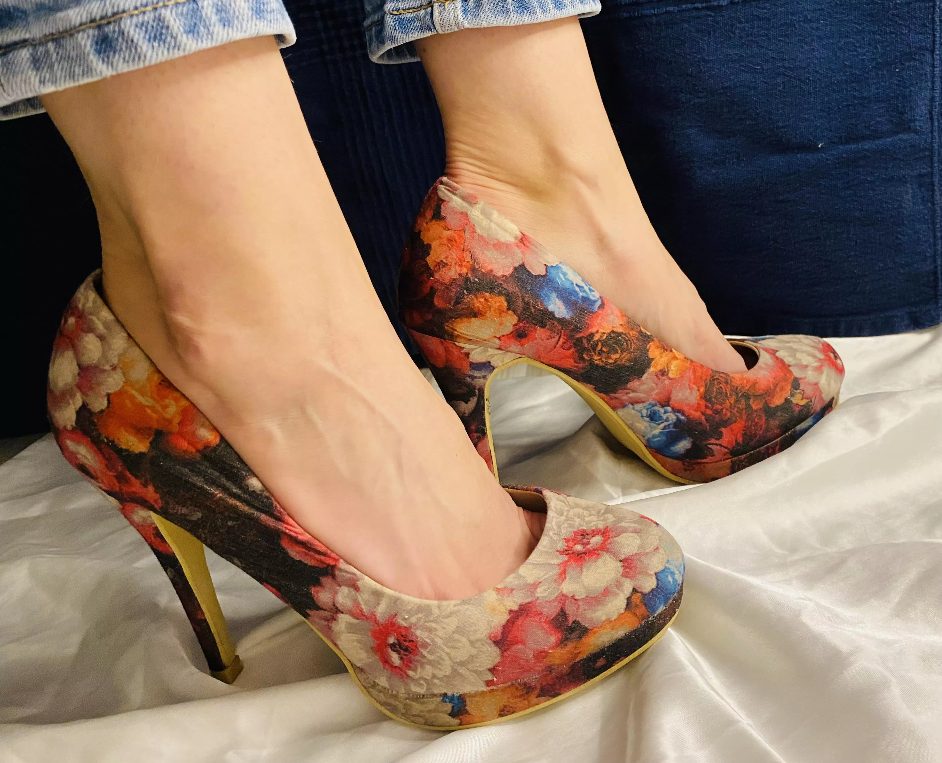 Flower heels 🌸💐
