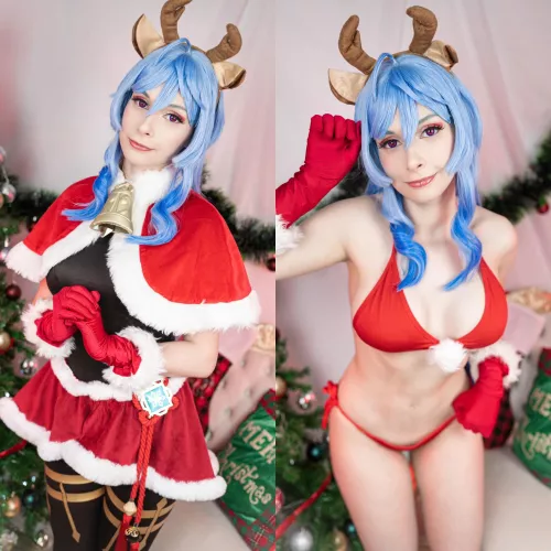 Ganyu Xmas (Genshin Impact) by MiihCosplay