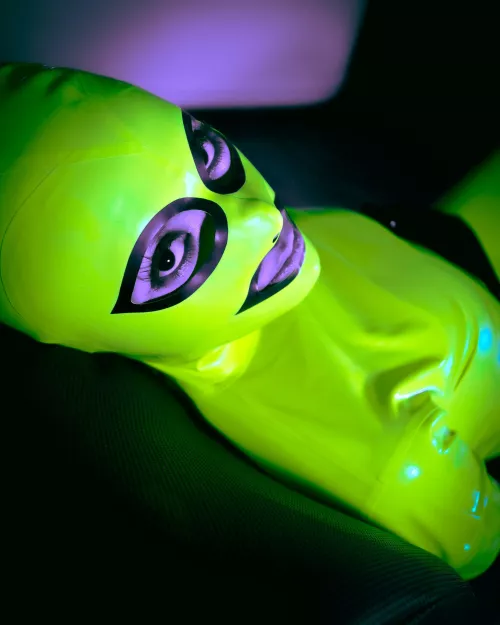 Gotta love neon latex