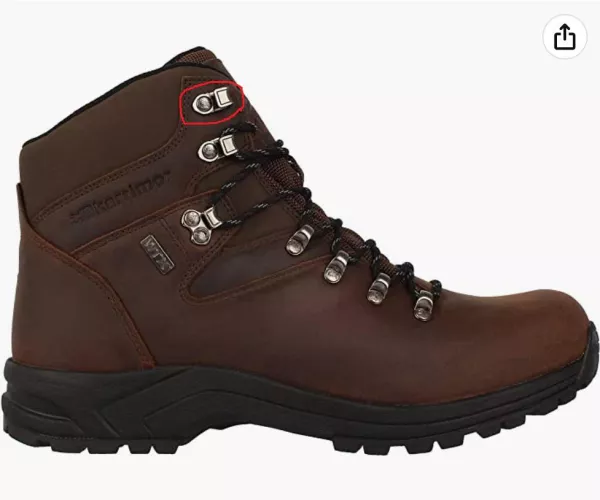 Hello there, the Lace hook on my Boot just came off today and like to ask if any of you know here where I can find a place to get a replacement one yes the same one as seen in the photo circled in red, the same make of boot too, thank you.