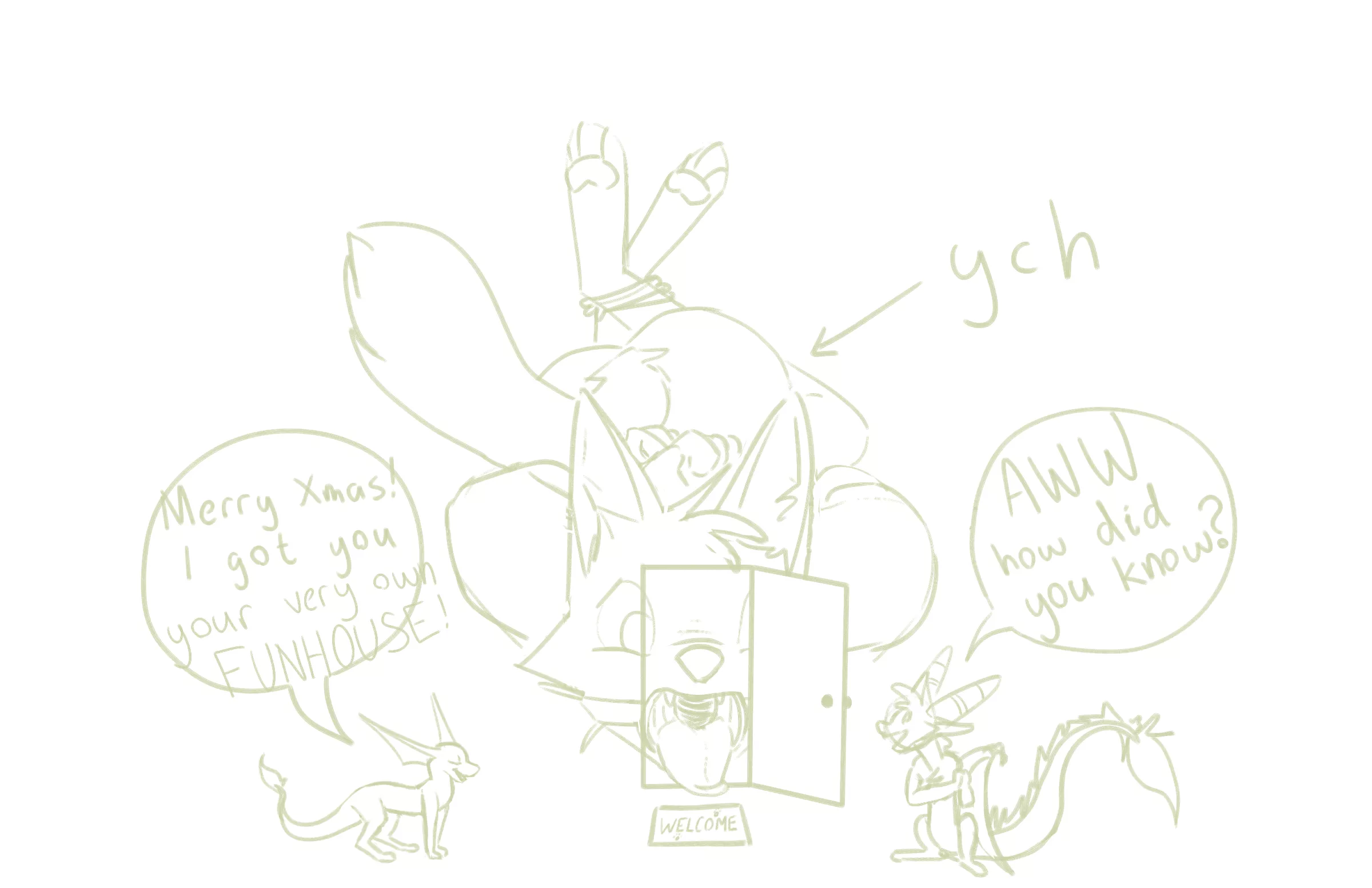 {Image} A gift for you YCH Auction (Sillydraco)