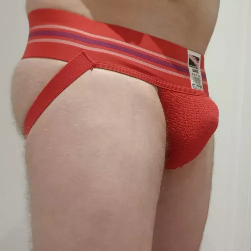 It's red. For Christmas.