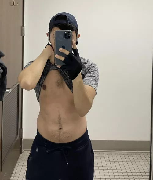 Last night at the gym