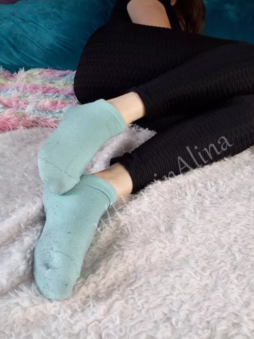 little blue smelly socks