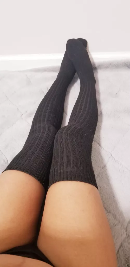 Long black work socks, do you like them?