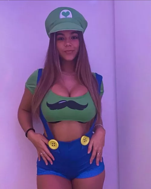 Luigi's got a huge rack to take care of