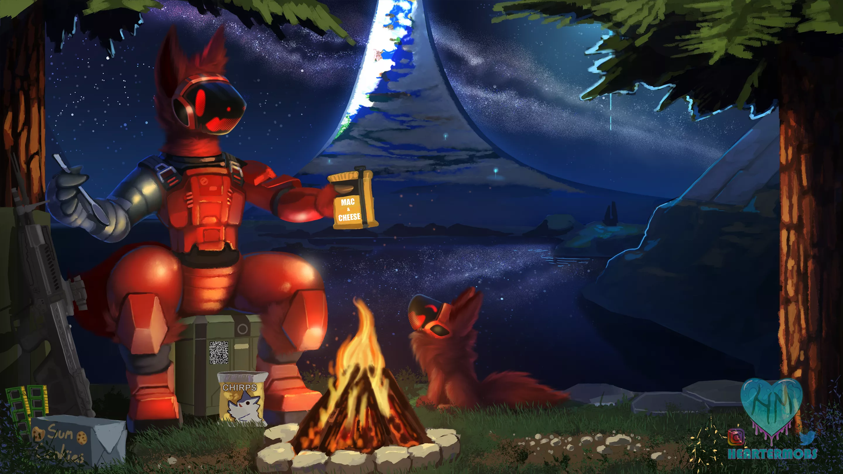 Mac & Cheese_Art by: Me