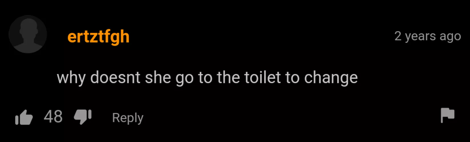 Maybe she was in a hurry or they just had a bad plot.
