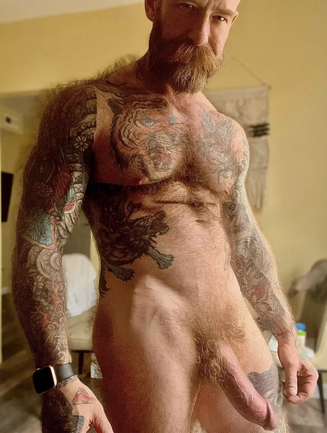My favorite #mature #hairy man.