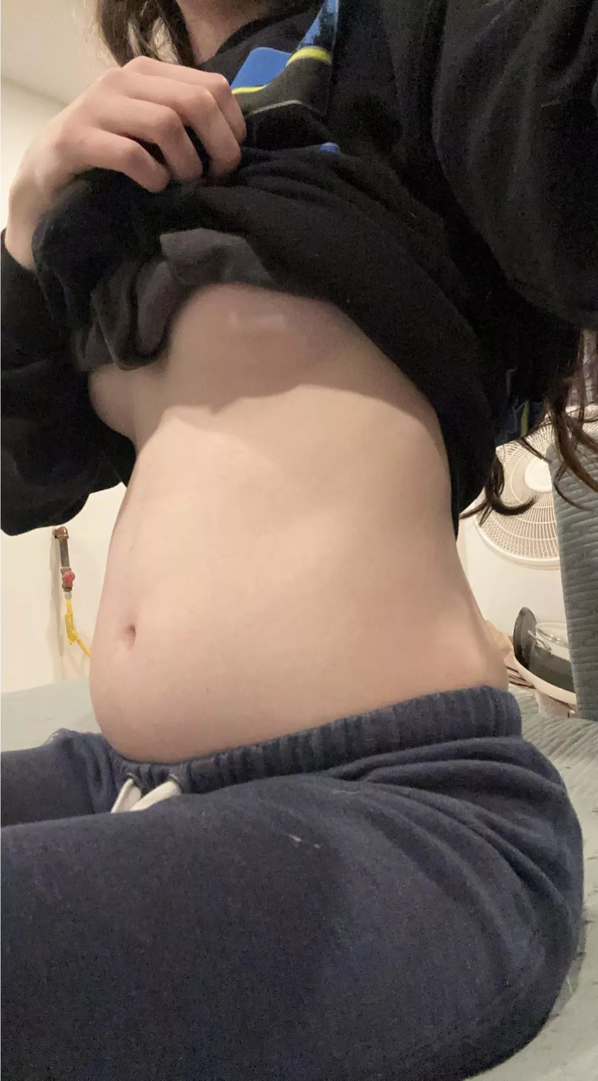 My little belly’s growing, and so are my titties 🤪😋 link below