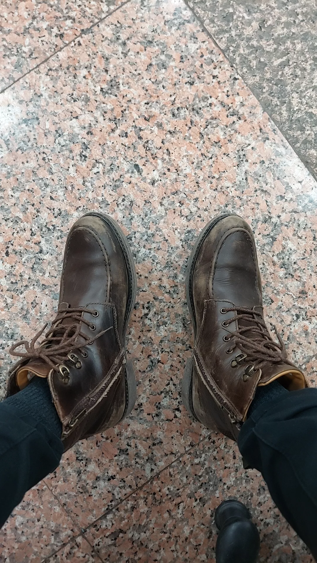 New to boots - is this color change normal after wearing them for 2 months?
