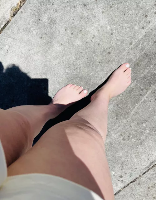 Nothing better than going on a barefoot walk, who wants to join?