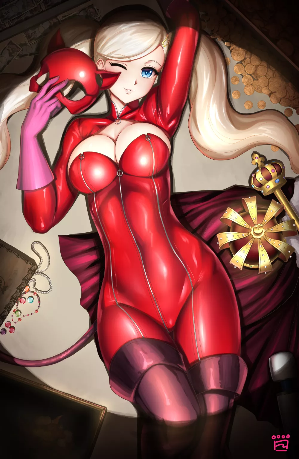 Panther Ann Celebrating A Heist ( Finalcake) [Persona]
