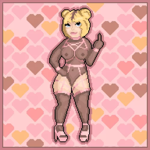 Pink leather straps (OC)