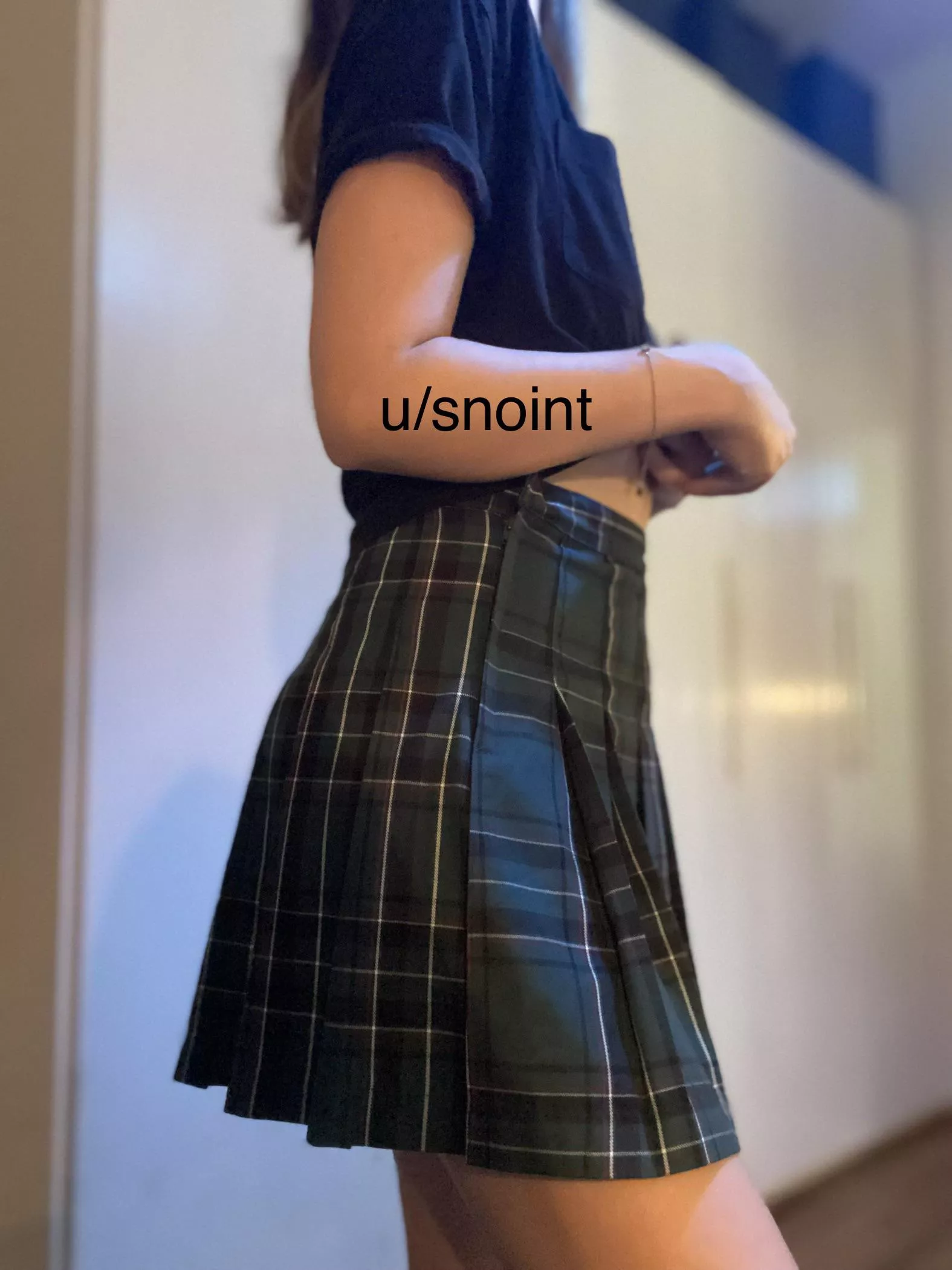 Plaid skirt day