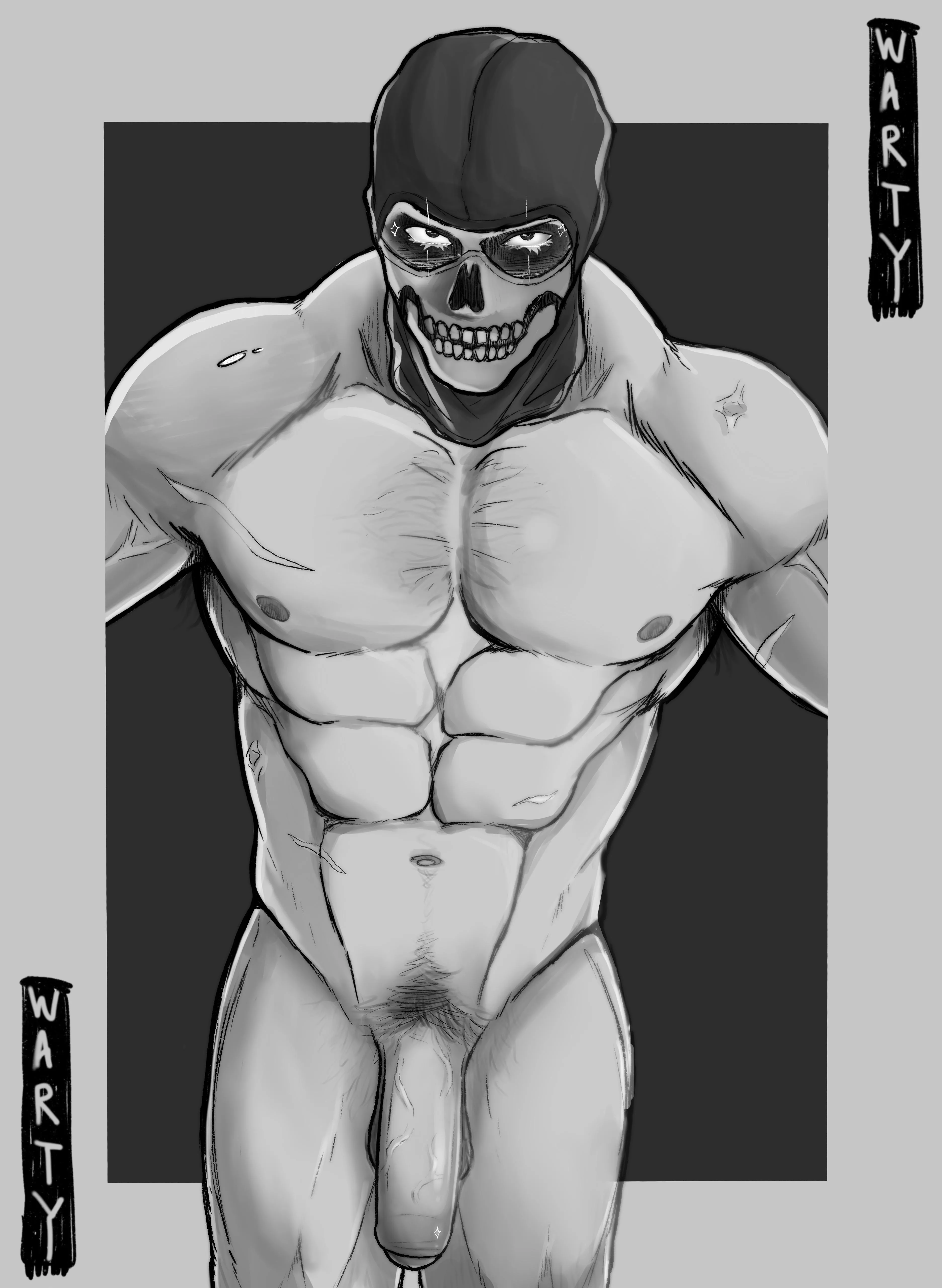 Simon ‘Ghost’ Riley from MW2 by WartyXD (me)