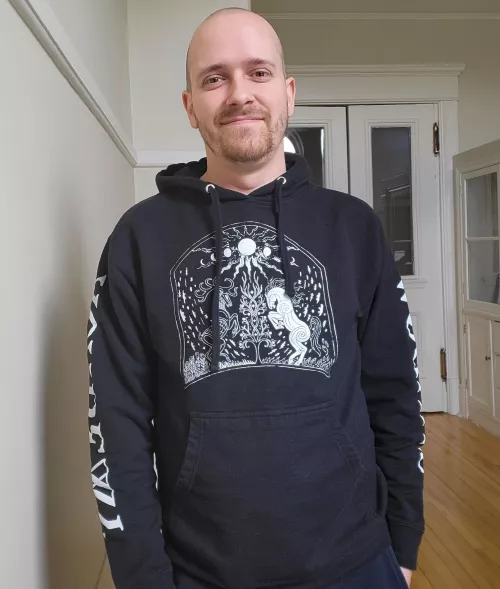 Snow days mean working from home in comfy clothes!