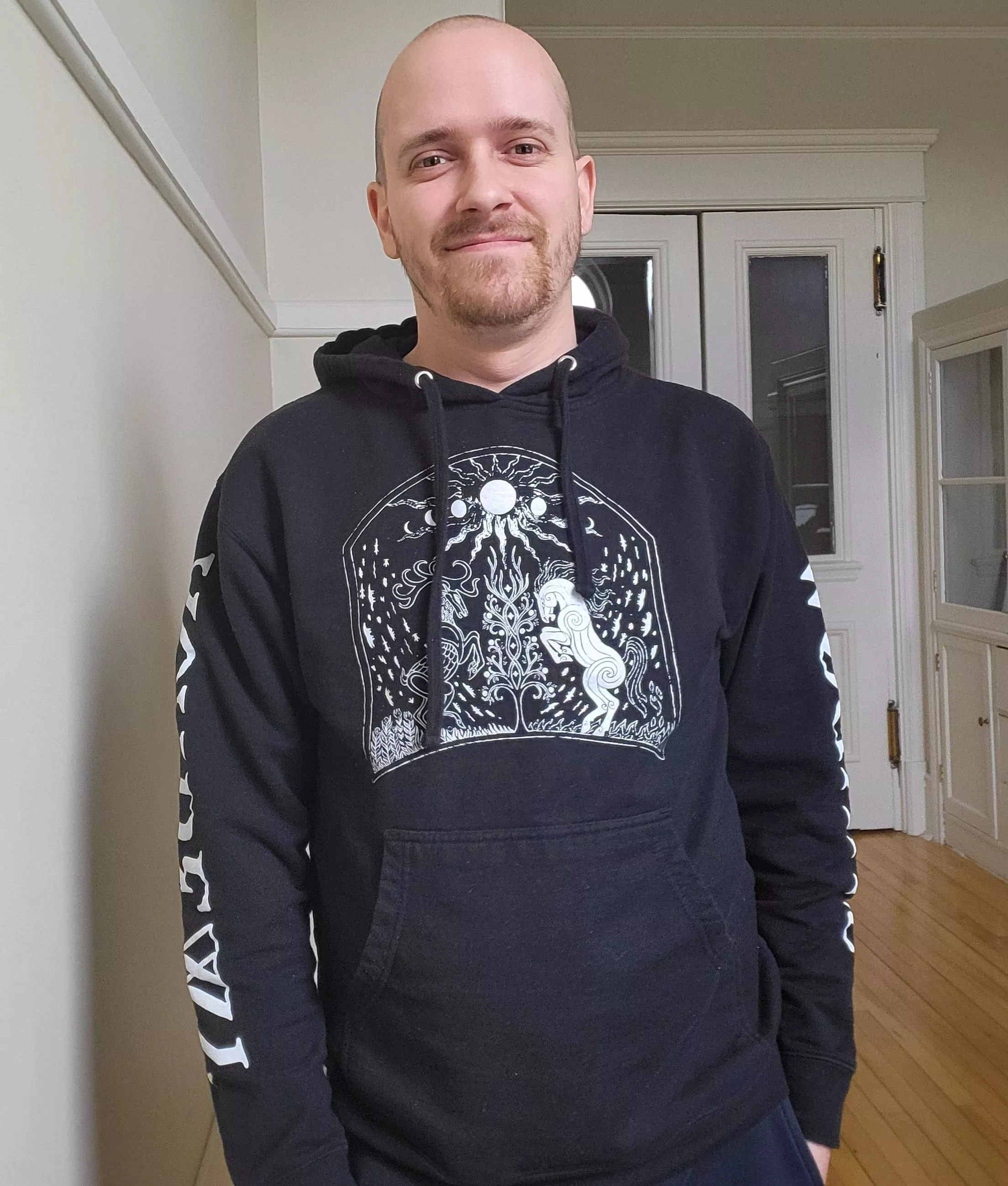 Snow days mean working from home in comfy clothes!