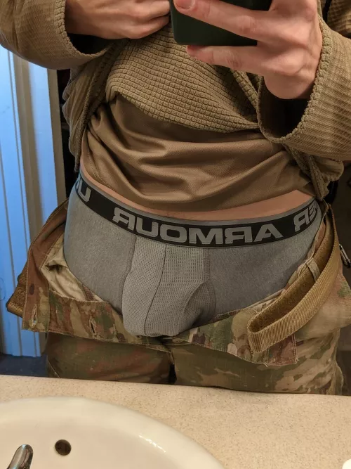 Soft outline on my lunch.