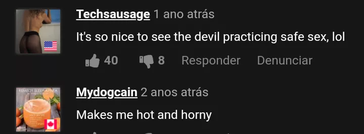 The devil setting the example.