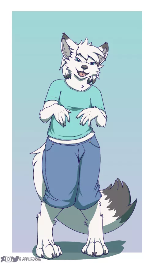 Vanilla the Arctic Fox (Art by Me)